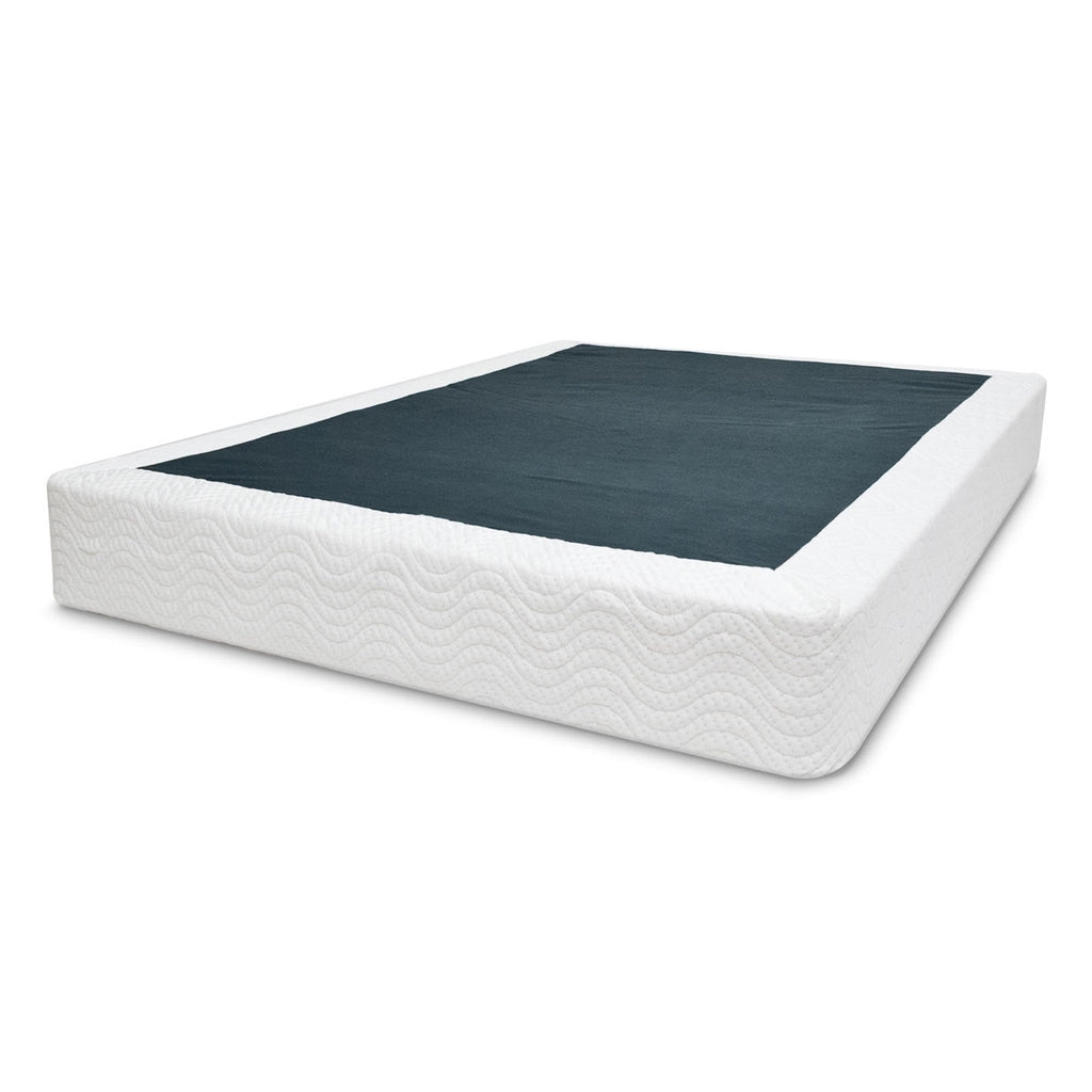 Full size Metal Boxspring Mattress Foundation with Jacquard Cover-0