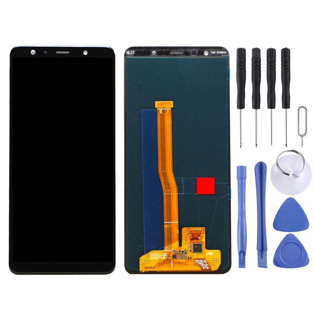 NNEIDS Full Assembly Super Amoled Lcd Screen For Galaxy A7 2018 With Digitizer-0