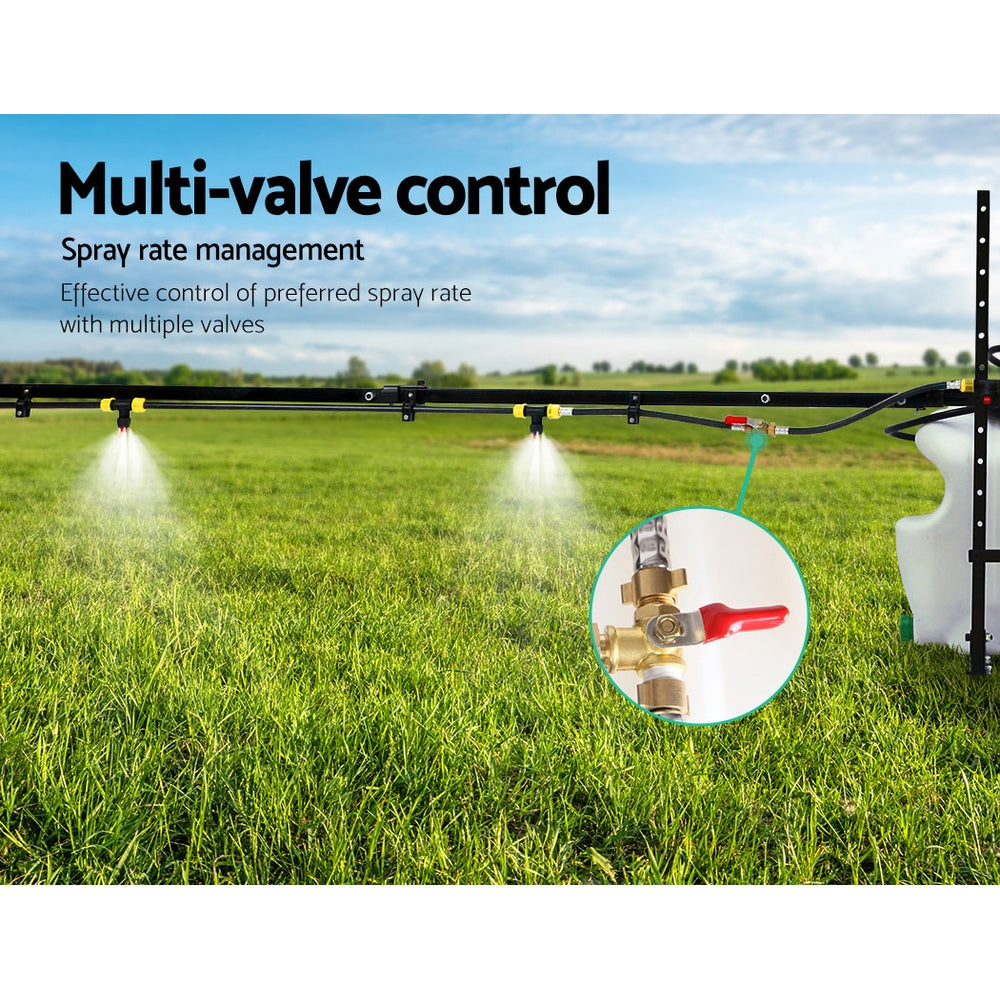 NNEDSZ Weed Sprayer 5M Boom Spot Spray Tank ATV Trailer Tractor 100L-2