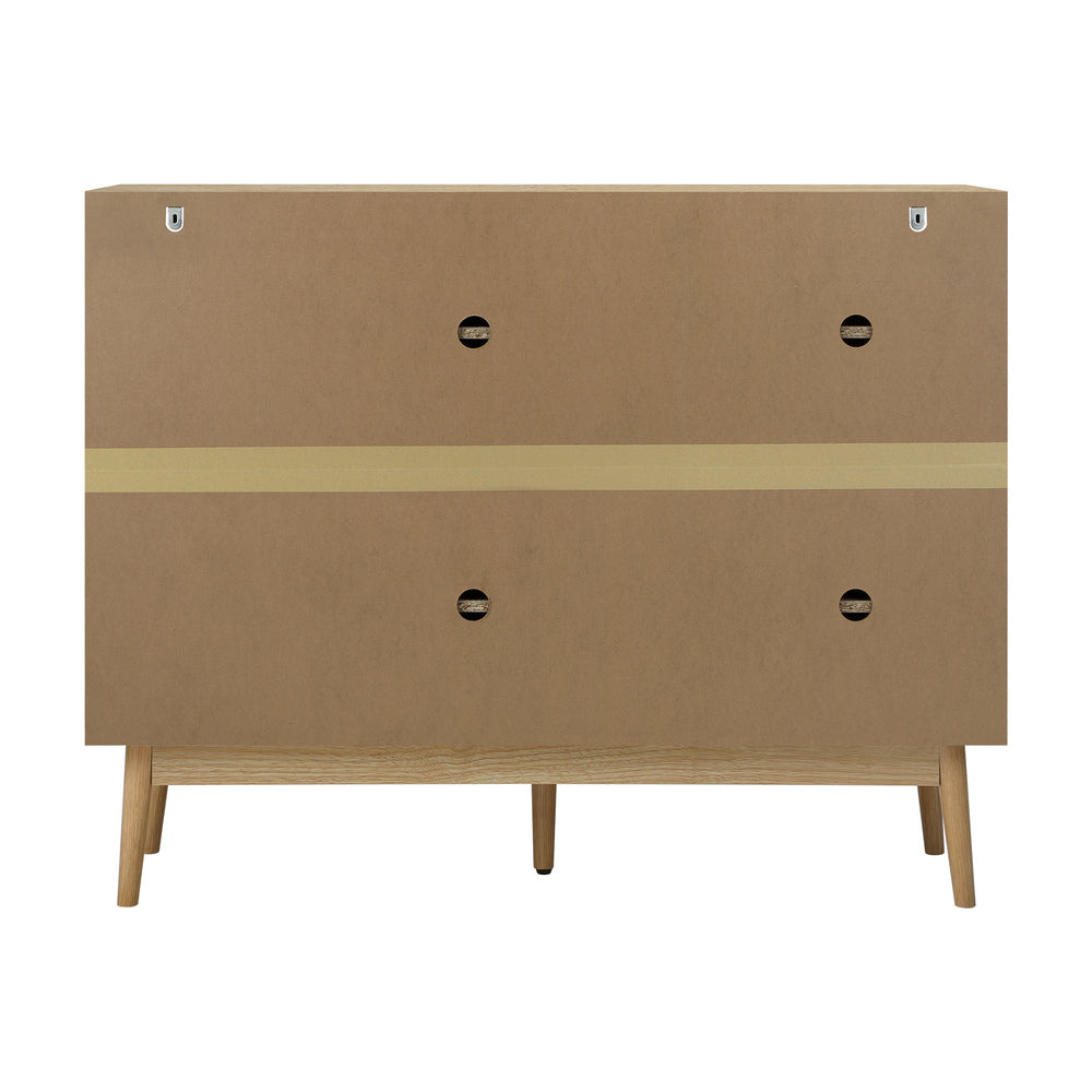 NNEED Shoes Storage Cabinet 4 Closed & 3 Open Shelves-3