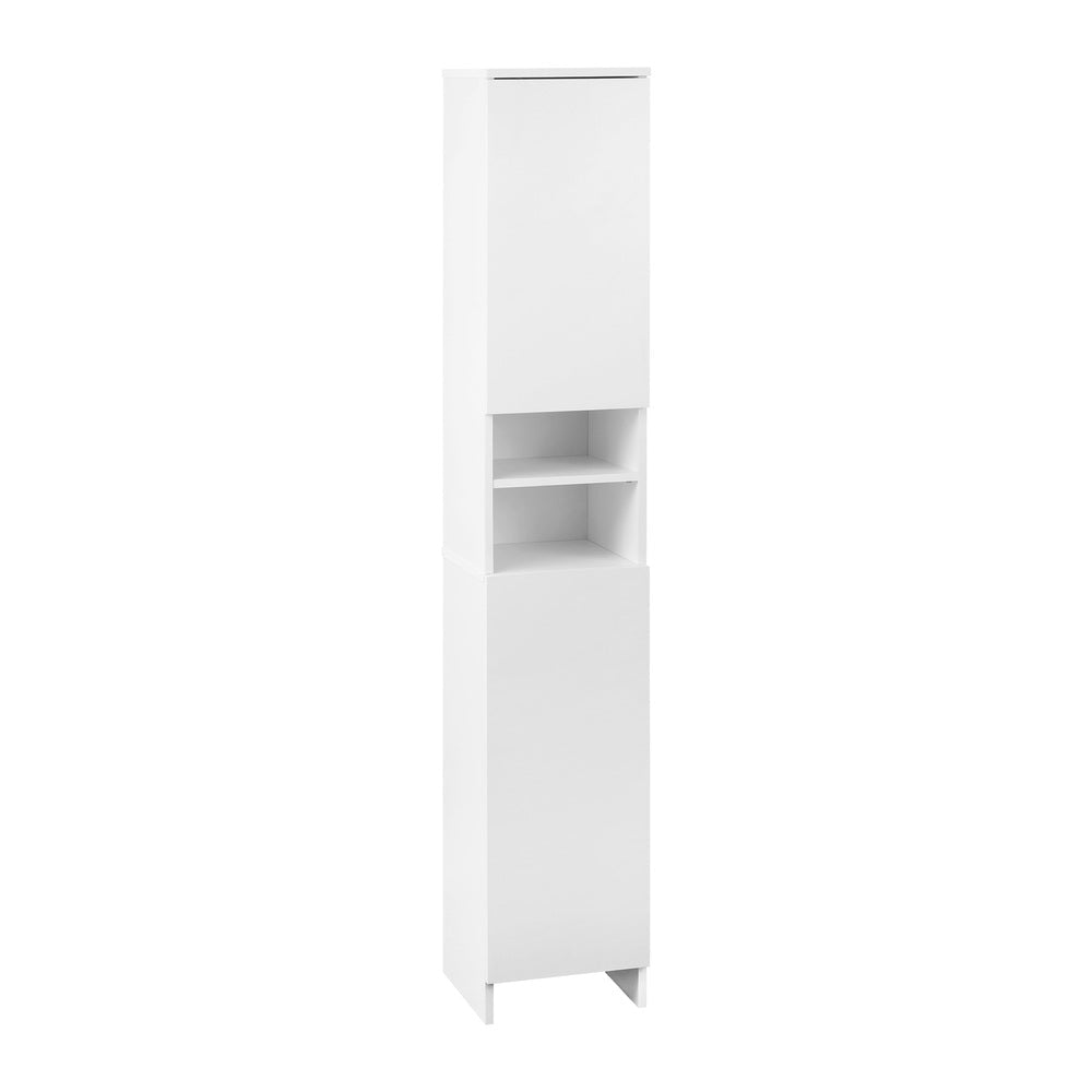NNEED Bathroom Cabinet Tall Slim White-0
