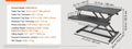 NNEOBA X-Frame Double-Layer Standing Desk Converter - Height Adjustable Sit-to-Stand Desk-5