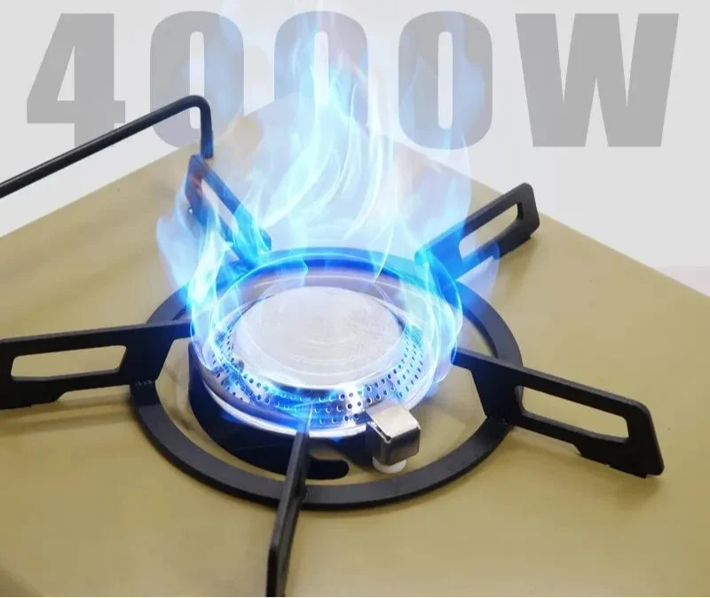 NNEOBA Camping Gas Stove Folding Burner with IGT Table Khaki-2