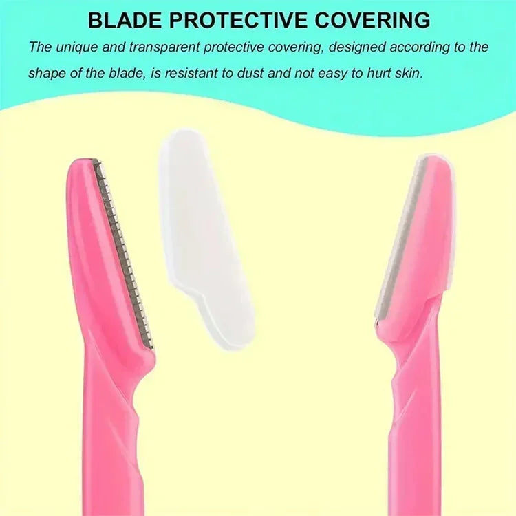 30 Pcs , Multipurpose Exfoliating Dermaplaning Tools And Facial Razor With Precision Cover,Safety Beauty Eyebrow Razor For Women