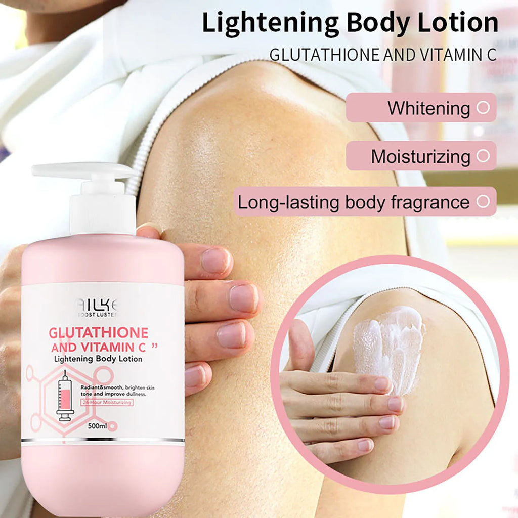 NNEOBA Whitening Black Spots Corrector, Body Skin Care Lotion, With Glutathion, Shea Butter, Collagen, Moisturizing Body Cream-3