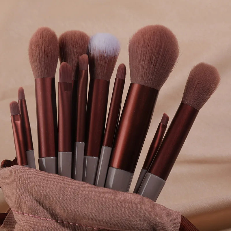 13Pcs Makeup Brushes Set Eye Shadow Foundation Women Cosmetic Powder Blush Blending Beauty Make Up Tools For Beginner Hotting