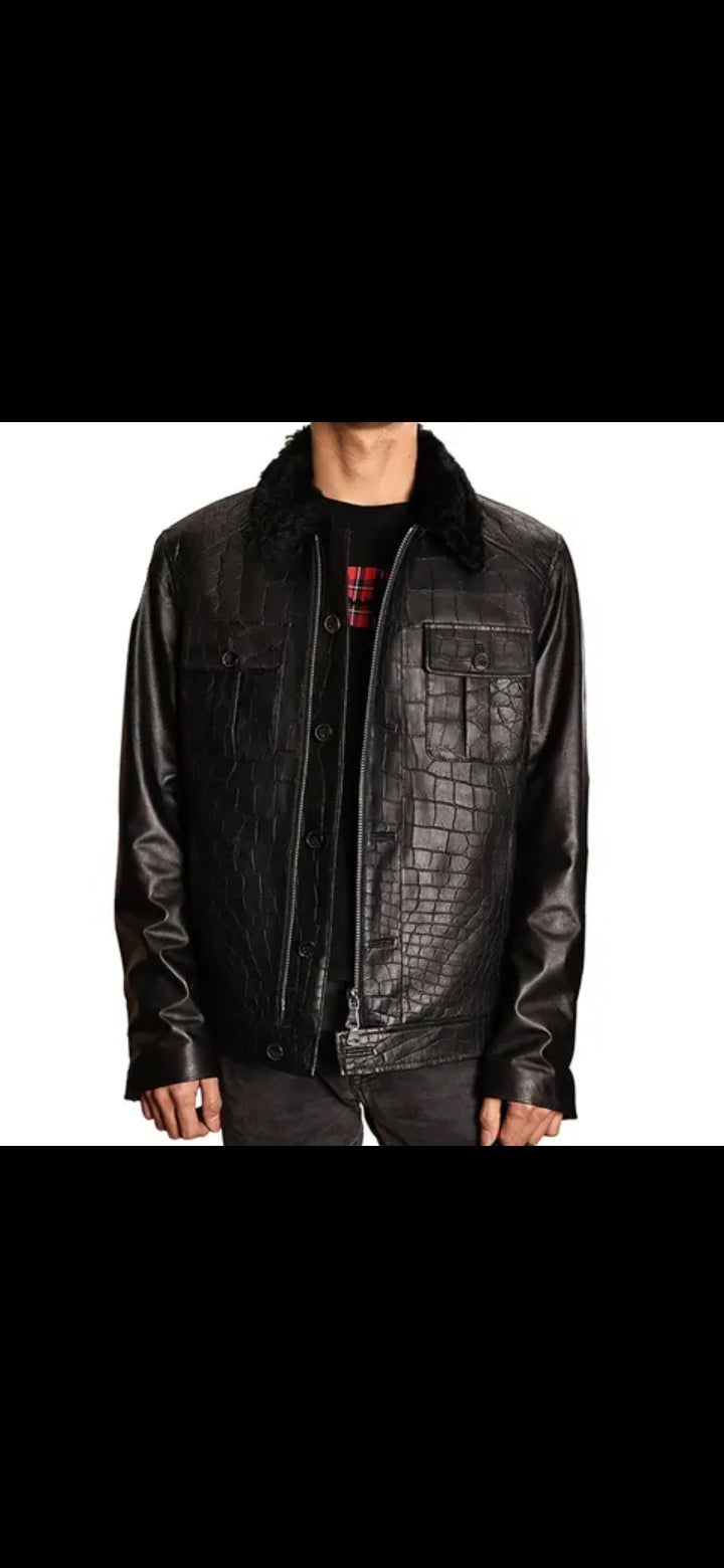 DON JOHN Crocodile Jackets Handmade Men's-2