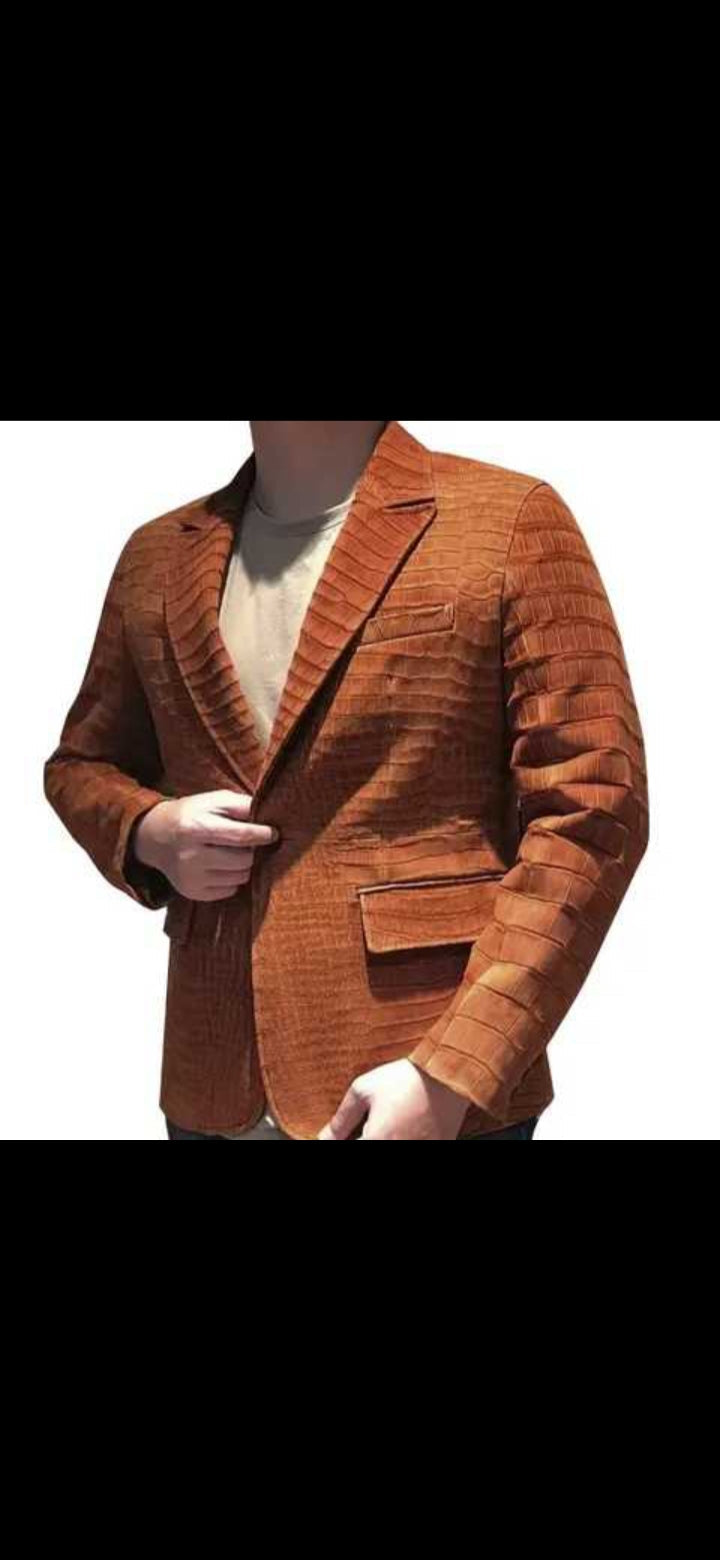 DON JOHN Crocodile Jackets Handmade Men's-3