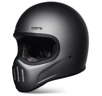 NNEOBA Motorcycle FBR Full Face Retro Helmet-0