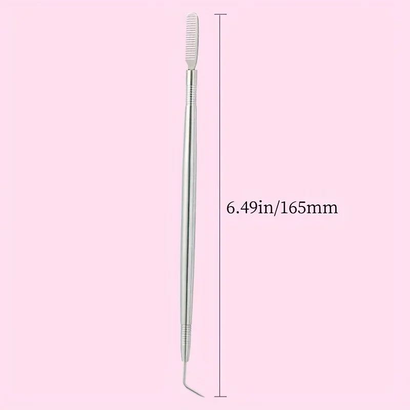 Professional Lash & Brow Tool - Precision Lift, Tint & Define with Stainless Steel Separator Eyelash care Comb Beauty Tools