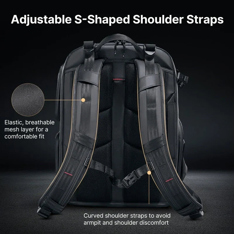 NNEOBA 35L Hardshell Camera Backpack Black-4