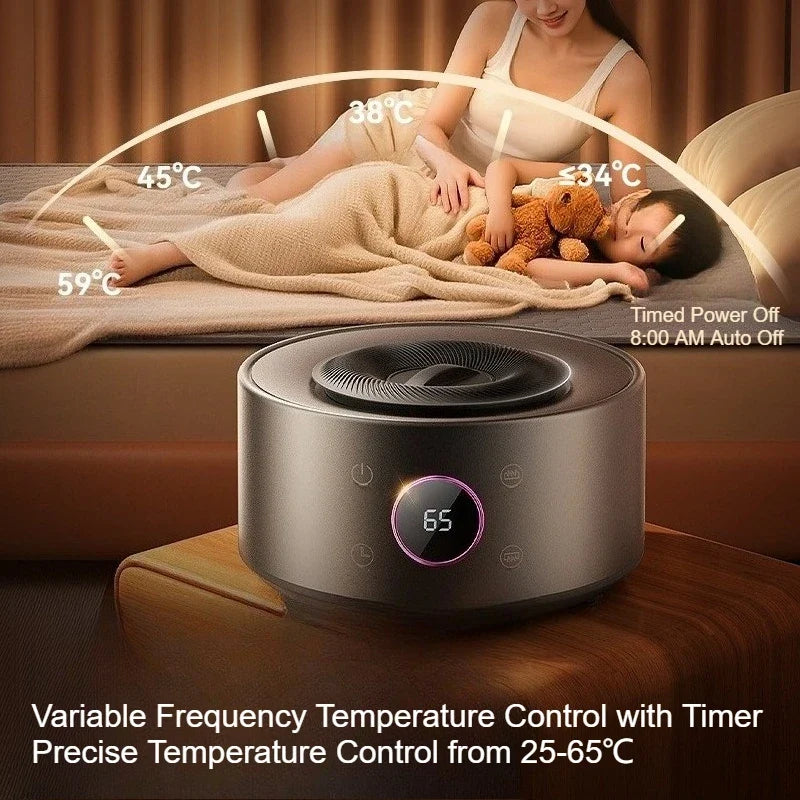 Smart Water-Circulating Heated Mattress Pad – Constant Temperature Electric Blanket for Single & Double Beds-2