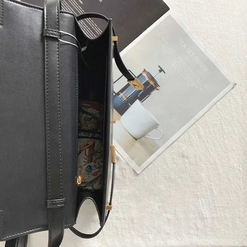 Women's Genuine Leather Shoulder Bag-3