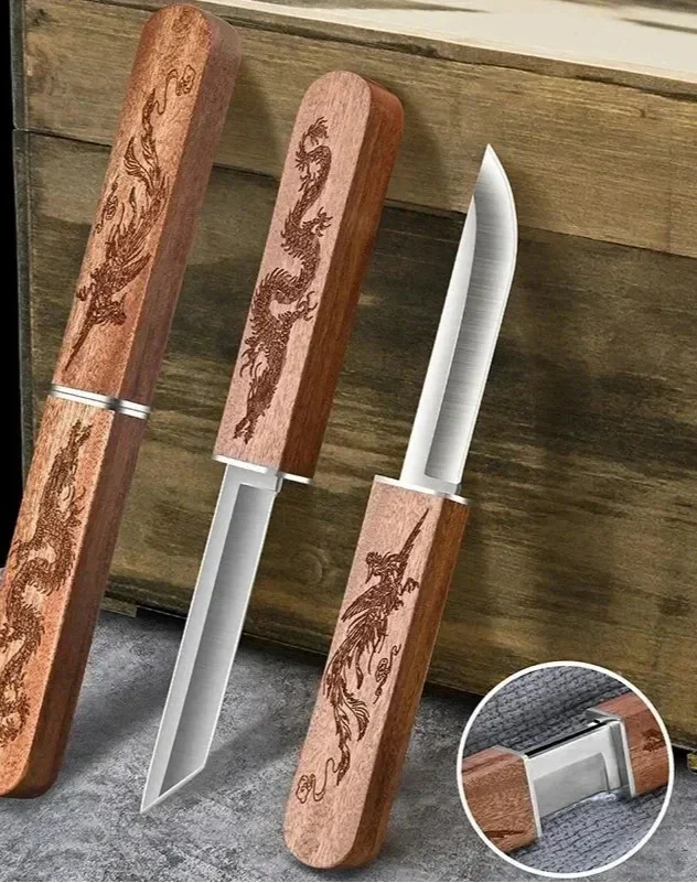 Dragon & Phoenix Double Knife – High-Hardness Tactical & Camping Knife Set-1