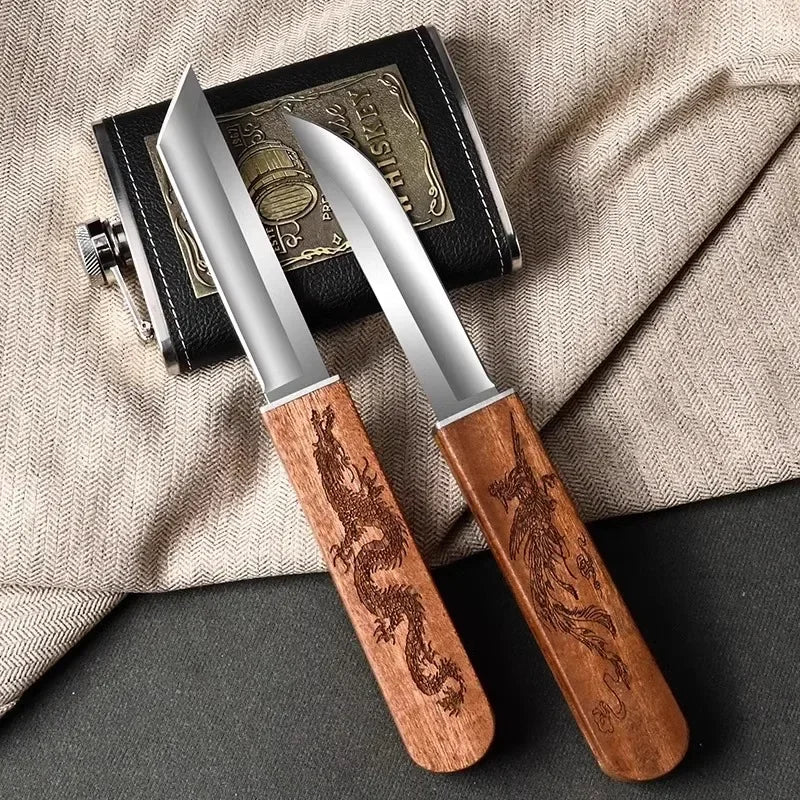 Dragon & Phoenix Double Knife – High-Hardness Tactical & Camping Knife Set-4