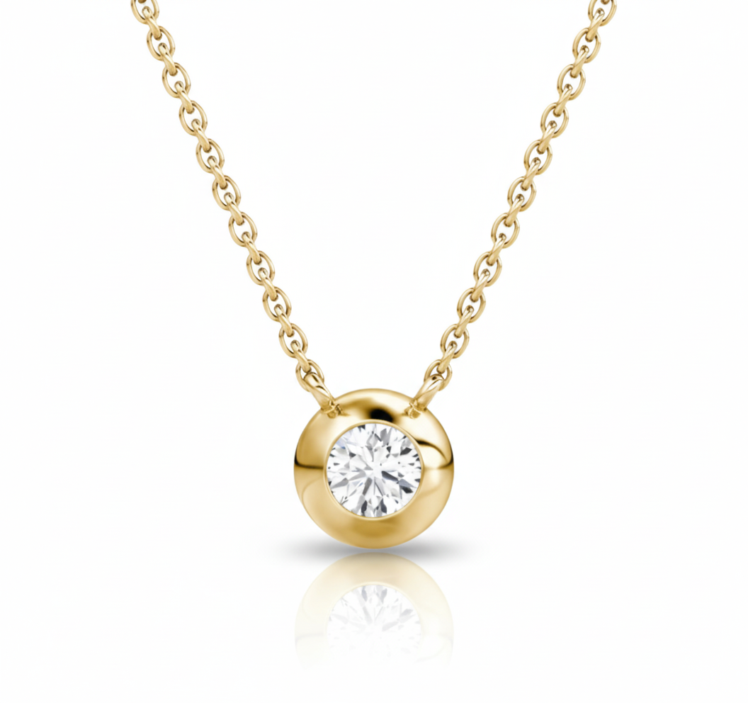 Soléa Bezel Necklace-0