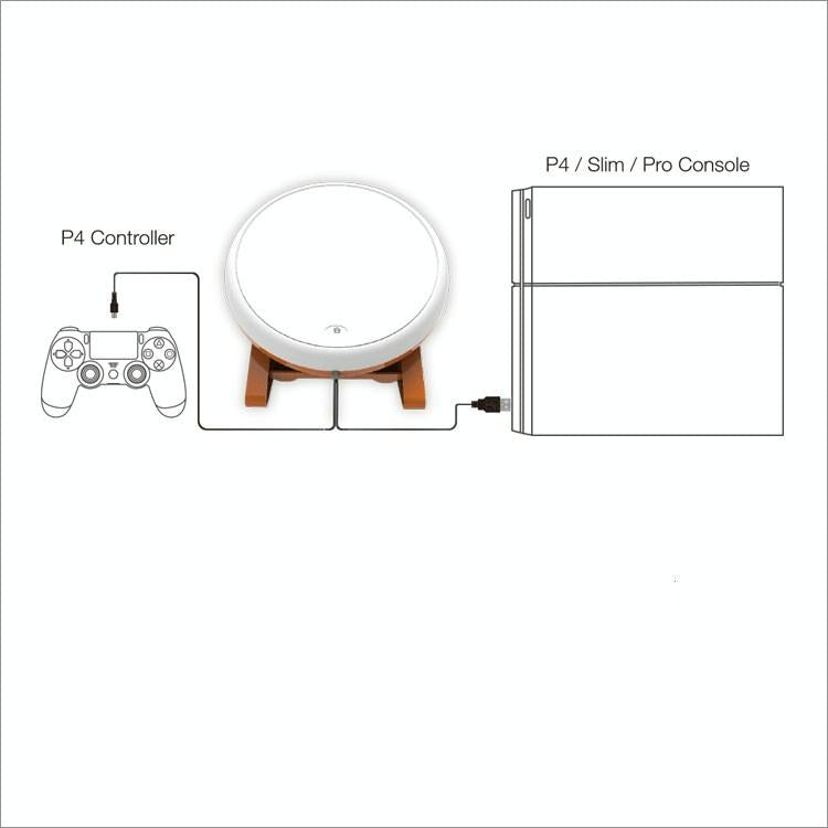 NNEIDS Universal Wired Game Drum For Ps4 / Slim / Pro - Taiko Game-2