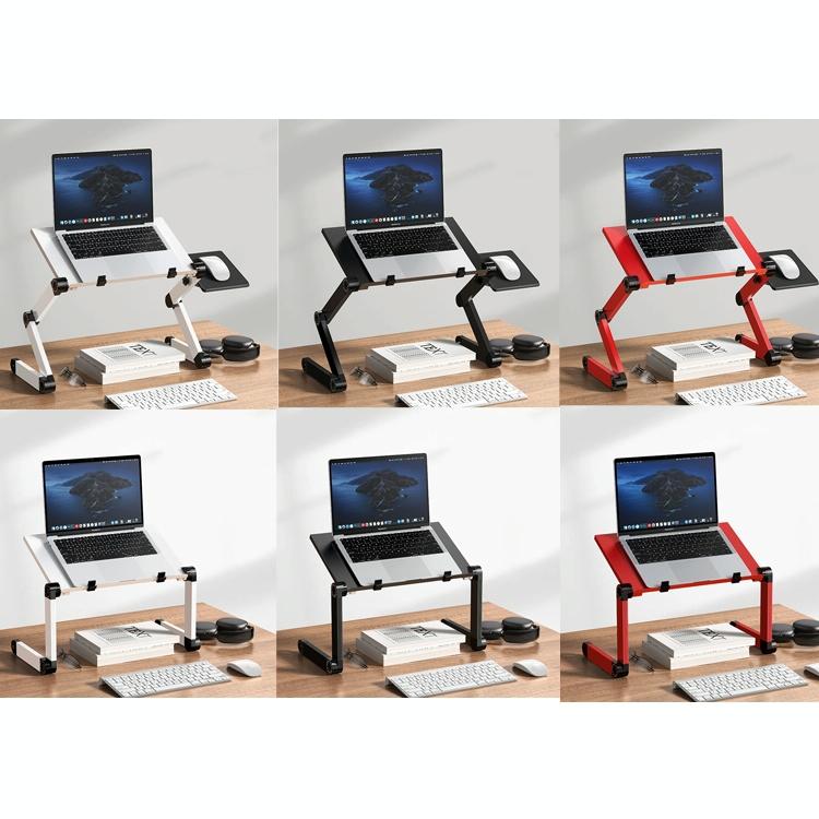 NNEIDS Portable Folding Laptop Desk With Adjustable Height And Storage-1
