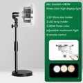 NNEIDS Portable Live Support Photography Light - 700W Mushroom Lamp & Stand-0