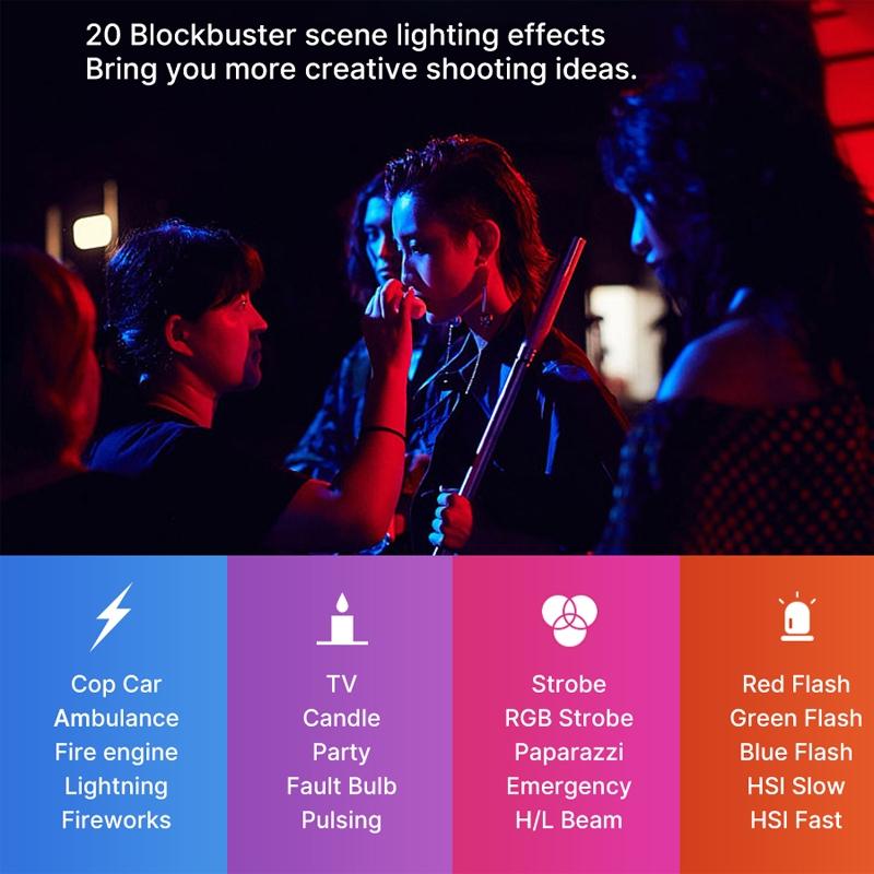 NNEIDS 110 Led Photography Light Stick - Rgb 2500-9000K-4