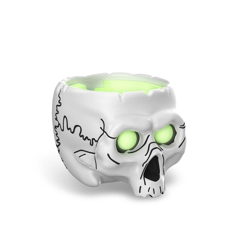 NNEIDS 5-Piece Skull Desktop Stand For Apple Home Pod Mini - White-0