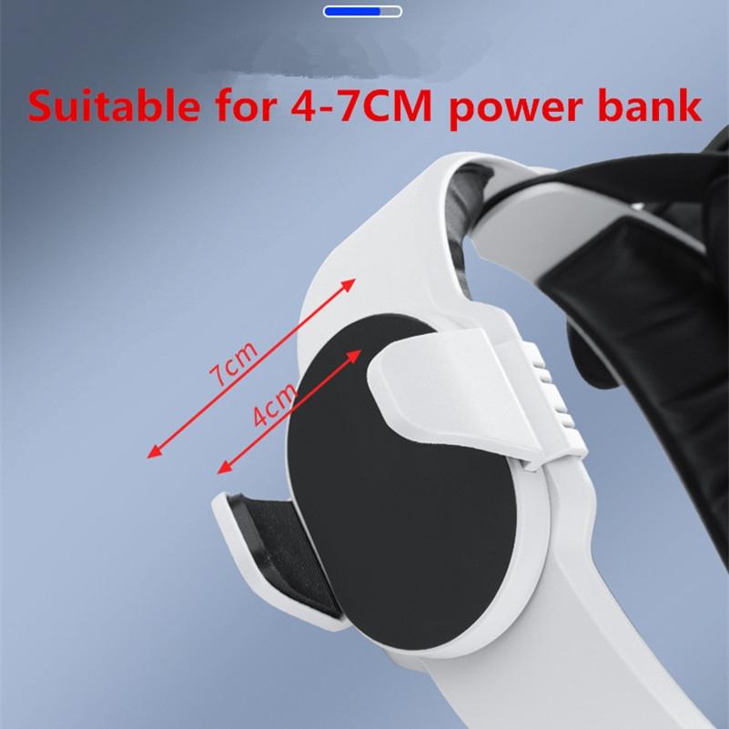 NNEIDS Head Strap Battery Holder For Meta Quest 2 - Compact And Convenient-3