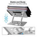 NNEIDS Foldable Rotating Laptop Cooling Stand - Multifunctional-0