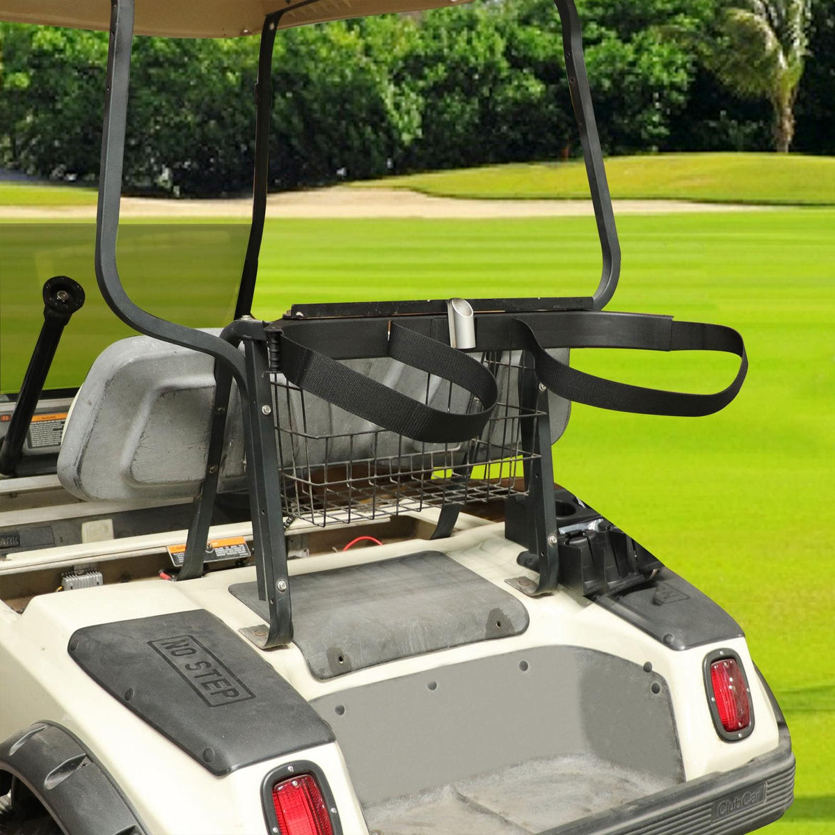 NNEIDS Electric Golf Cart Ball Bag Holder For Club Car Ds Tour Accessories-4
