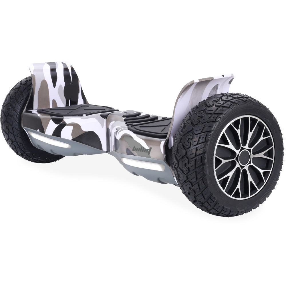 NNEMB SX-4000 Hoverboard Scooter, 8.5' Wheels, 700W Brushless, Superior Self Balancing System, UL Certified, LED Lights, Carry Bag, Camo-0