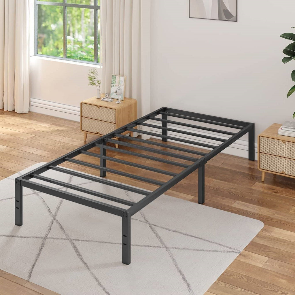 Twin XL 16-inch Heavy Duty Metal Bed Frame with 3,000 lbs Weight Capacity-1