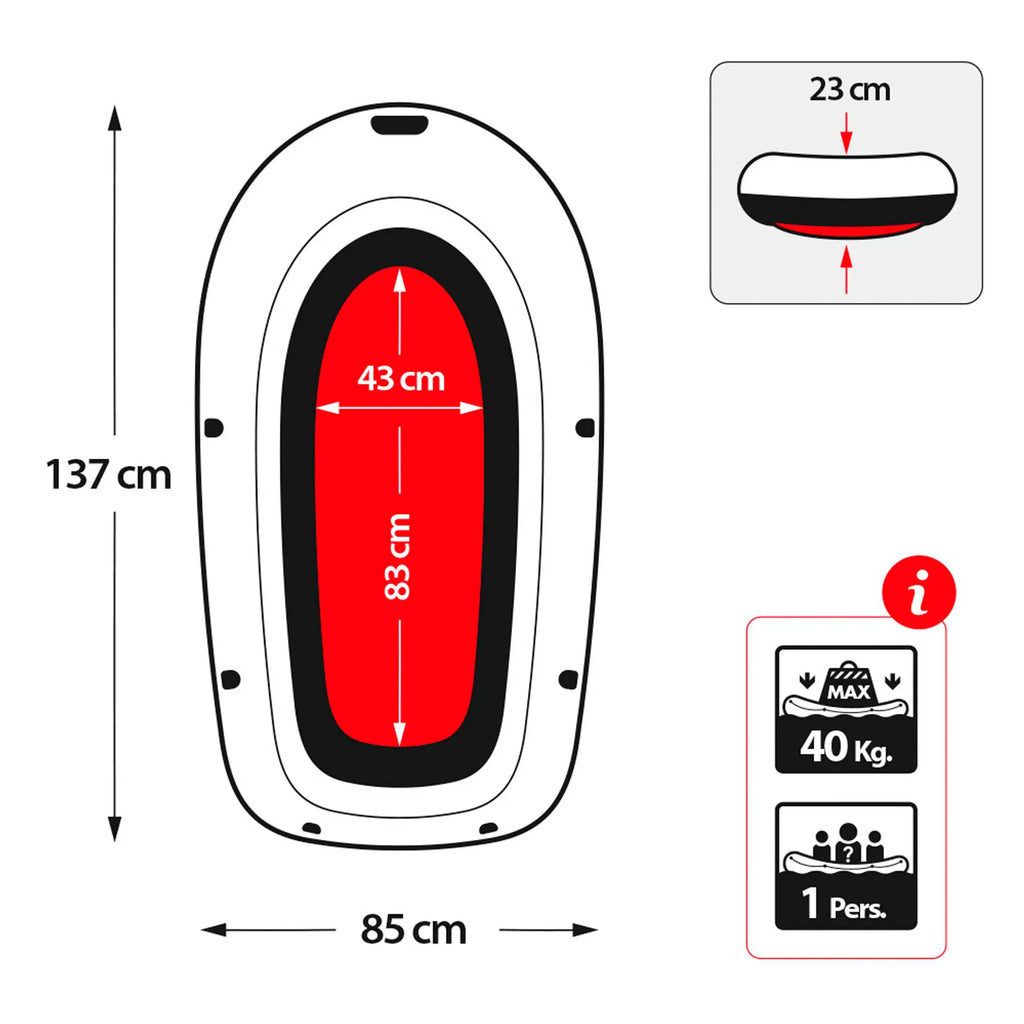 NNEOBA Inflatable Boat Explorer Pro-4