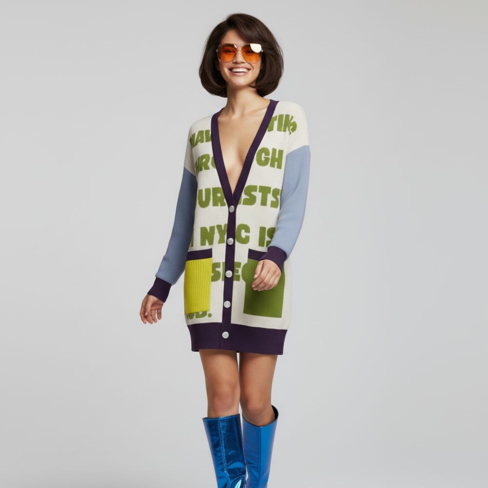 UNION SQUARE Long Cardigan Dress BYMANYC ® New York-0
