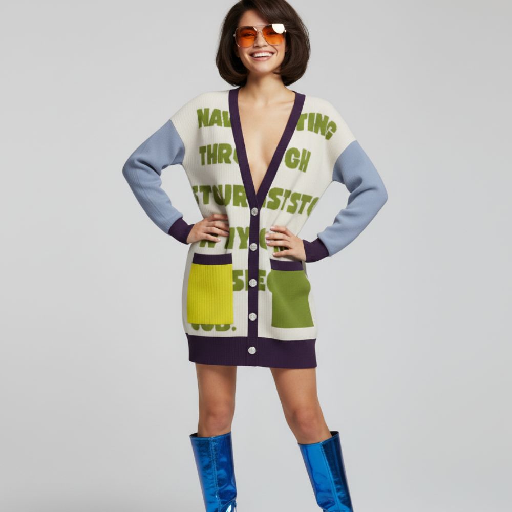 UNION SQUARE Long Cardigan Dress BYMANYC ® New York-2
