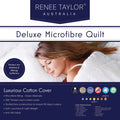 NNEDSZ 600 GSM Deluxe High Loft Quilt With Cotton Cover Premium Microfiber Filling by Renee Taylor King-0