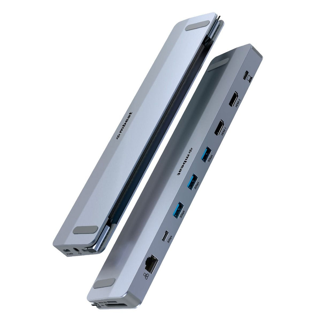 NNEDSZ mbeat D12 Multi-Port Dual HDMI 4K USB-C Dock-0