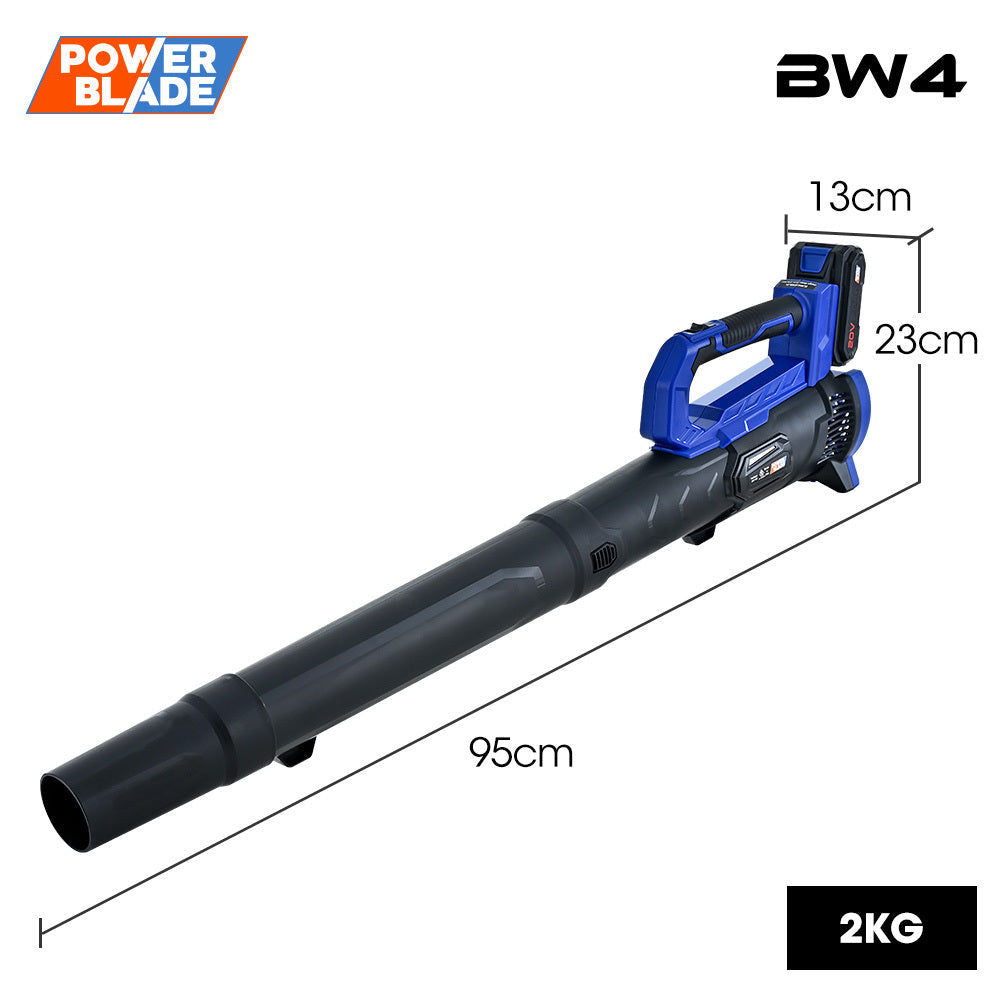 NNEDSZ POWERBLADE BW4 20V Cordless Electric Leaf Blower Kit, with Battery and Fast Charger-1