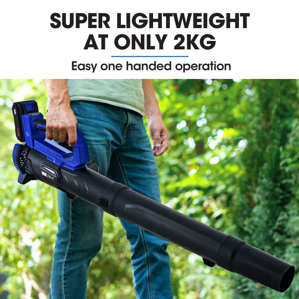 NNEDSZ POWERBLADE BW4 20V Cordless Electric Leaf Blower Kit, with Battery and Fast Charger-4