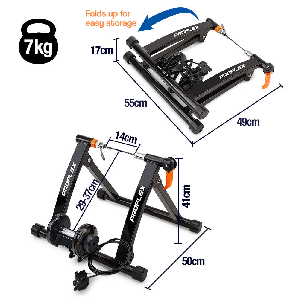 NNEDSZ Indoor Bicycle Trainer - Bike Cycling Stationary Magnetic Stand Training-4