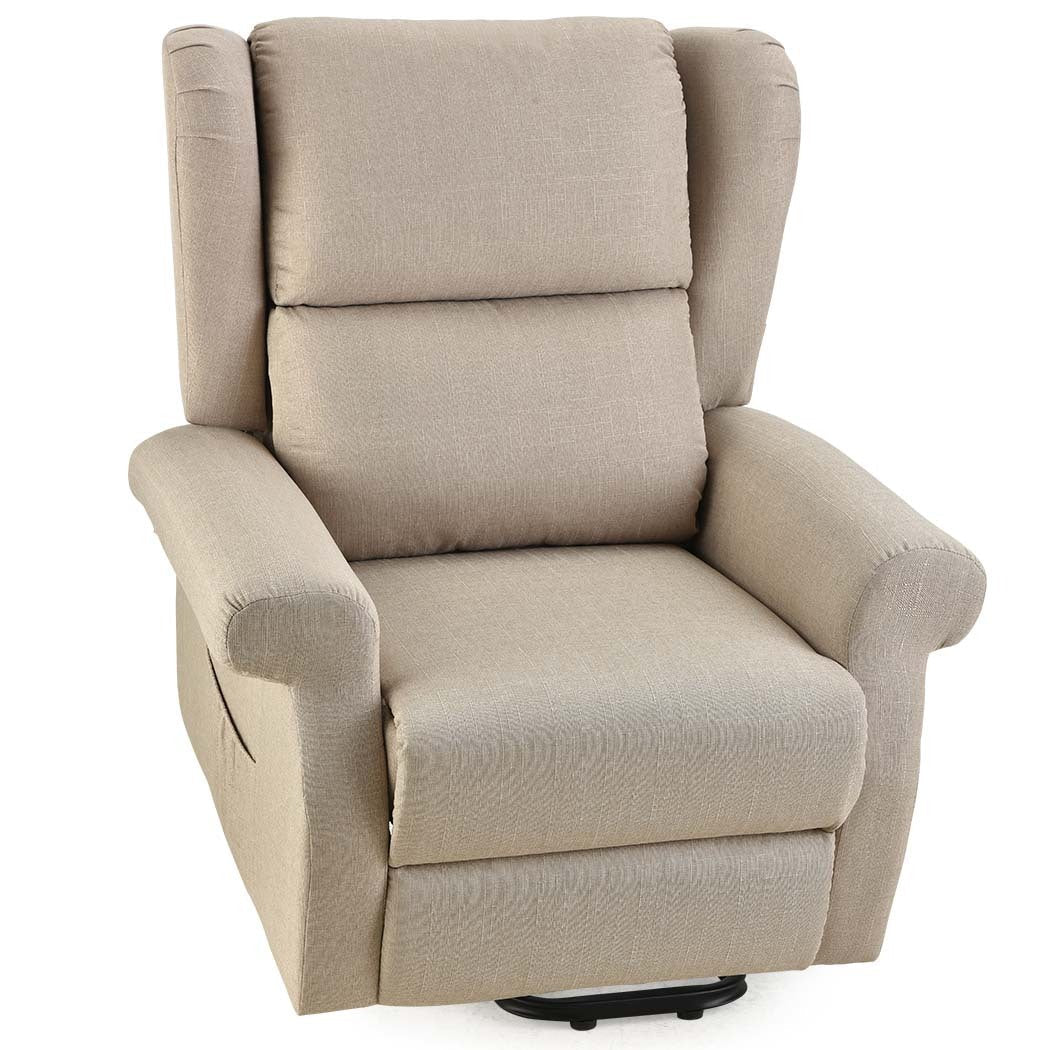 NNEDSZ FORTIA Electric Recliner Lift Heat Chair for Elderly, Massage, Heat Therapy, Aged Care, Beige-0