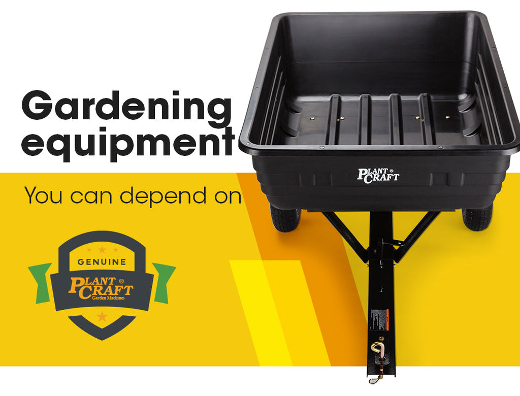NNEDSZ PLANTCRAFT 400LBS Poly Dump Cart Garden Tip Trailer TTow Quad ATV Ride-1