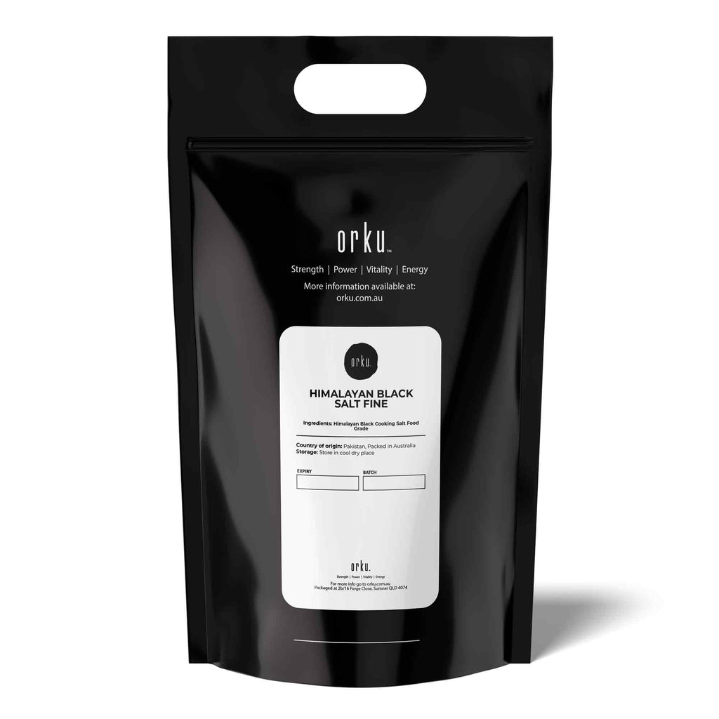NNEDSZ Bulk 20Kg Fine Black Salt Himalayan - Table Grain Vegan Edible Egg Kala Namak-2
