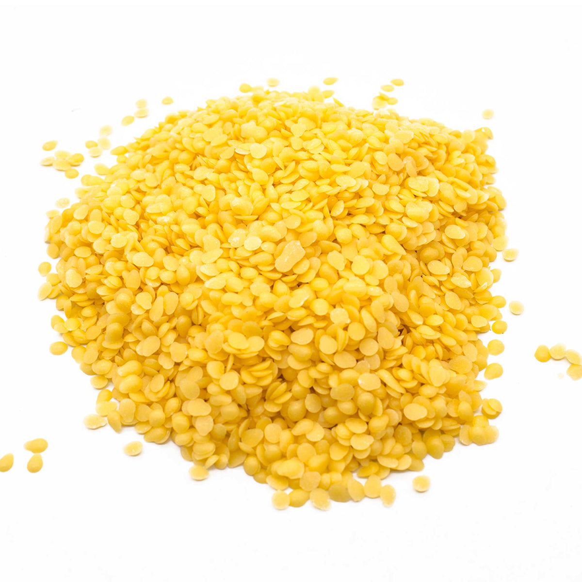 NNEDSZ 2.5Kg Tub Organic Beeswax Pellets Pharmaceutical Cosmetic Candle Yellow Bees Wax-2