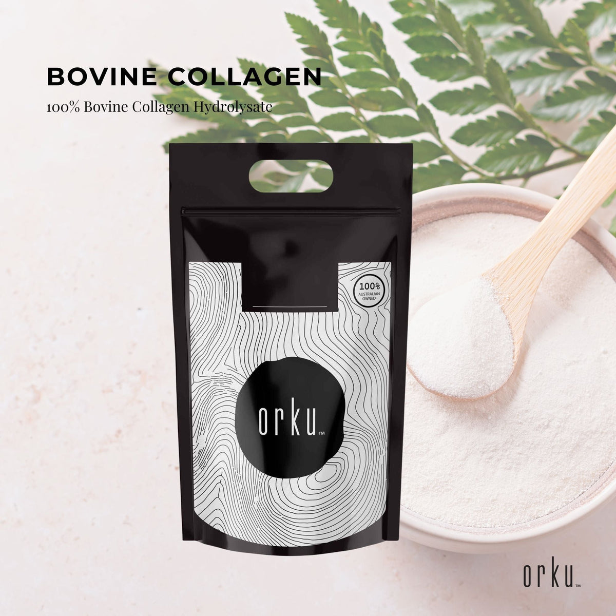 NNEDSZ 10Kg Collagen Powder - Bovine Hydrolysate Protein Peptide Supplement Unflavoured-2