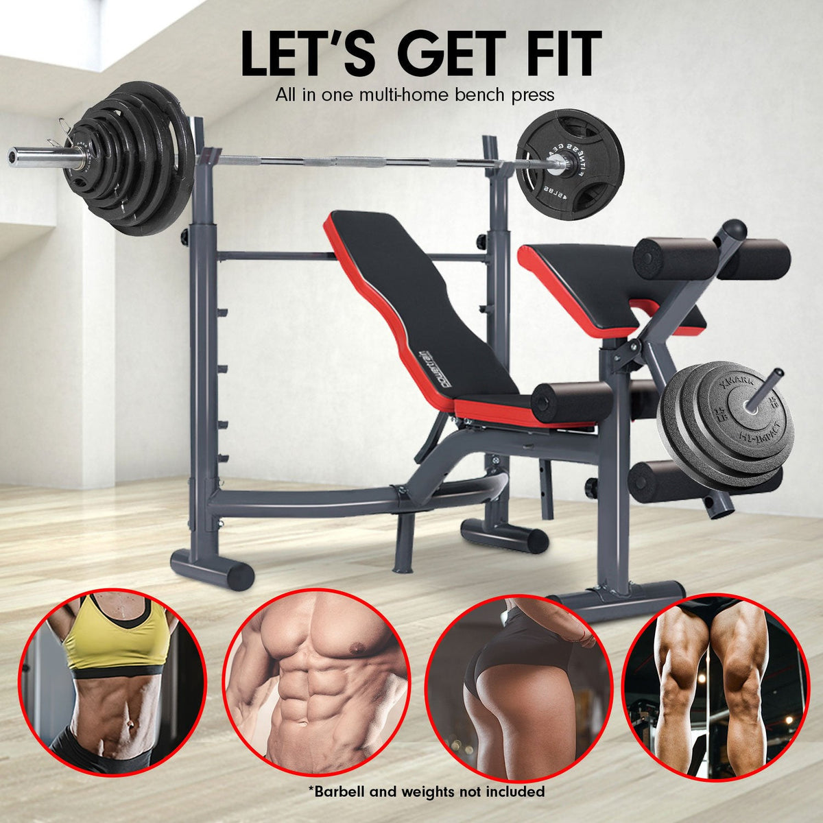 NNEDSZ Adjustable Weight Bench Home Gym Bench Press - 302-1