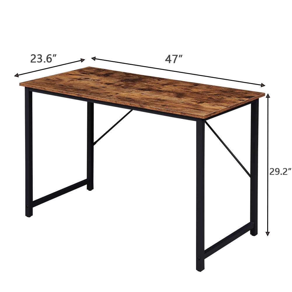 NNEDSZ YES4HOMES Computer Desk, Sturdy Home Office Desk for Laptop, Modern Simple Style Writing Table, Multipurpose Workstation-2