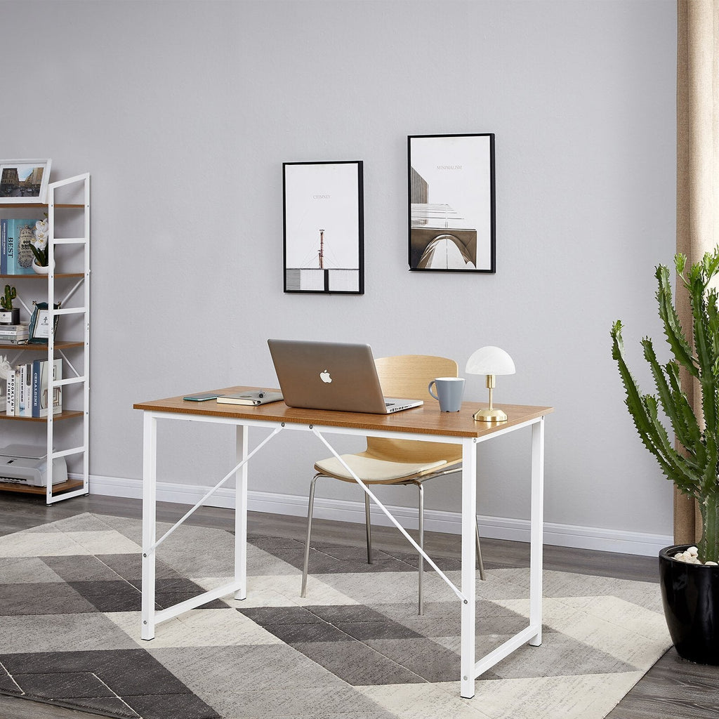 NNEDSZ YES4HOMES Computer Desk, Sturdy Home Office Gaming Desk for Laptop, Modern Simple Style Table, Multipurpose Workstation-2