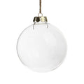 NNEDSZ 24 Bulk Buy Pack of Glass Bauble 6cm Diameter Round Clear with Silver Cap - table or tree centrepice personal memory theme craft gift-0