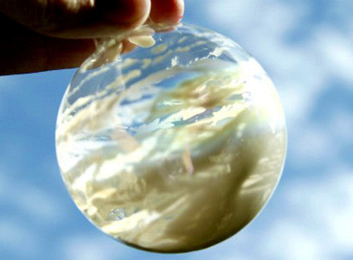 NNEDSZ 24 Bulk Buy Pack of Glass Bauble 6cm Diameter Round Clear with Silver Cap - table or tree centrepice personal memory theme craft gift-3