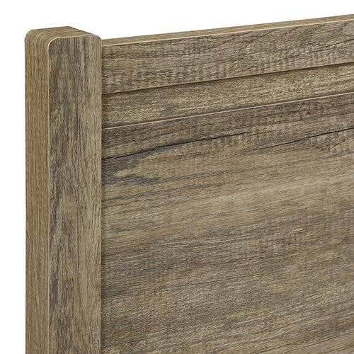 NNEDSZ King Size Bed Frame Natural Wood like MDF in Oak Colour-4