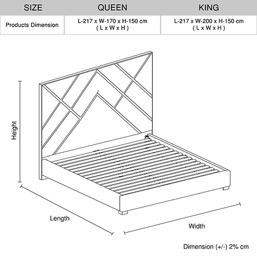 NNEDSZ Matrix Bed Frame Fabric Padded Upholstery High Quality Slats Polished Stainless Steel Feet-4